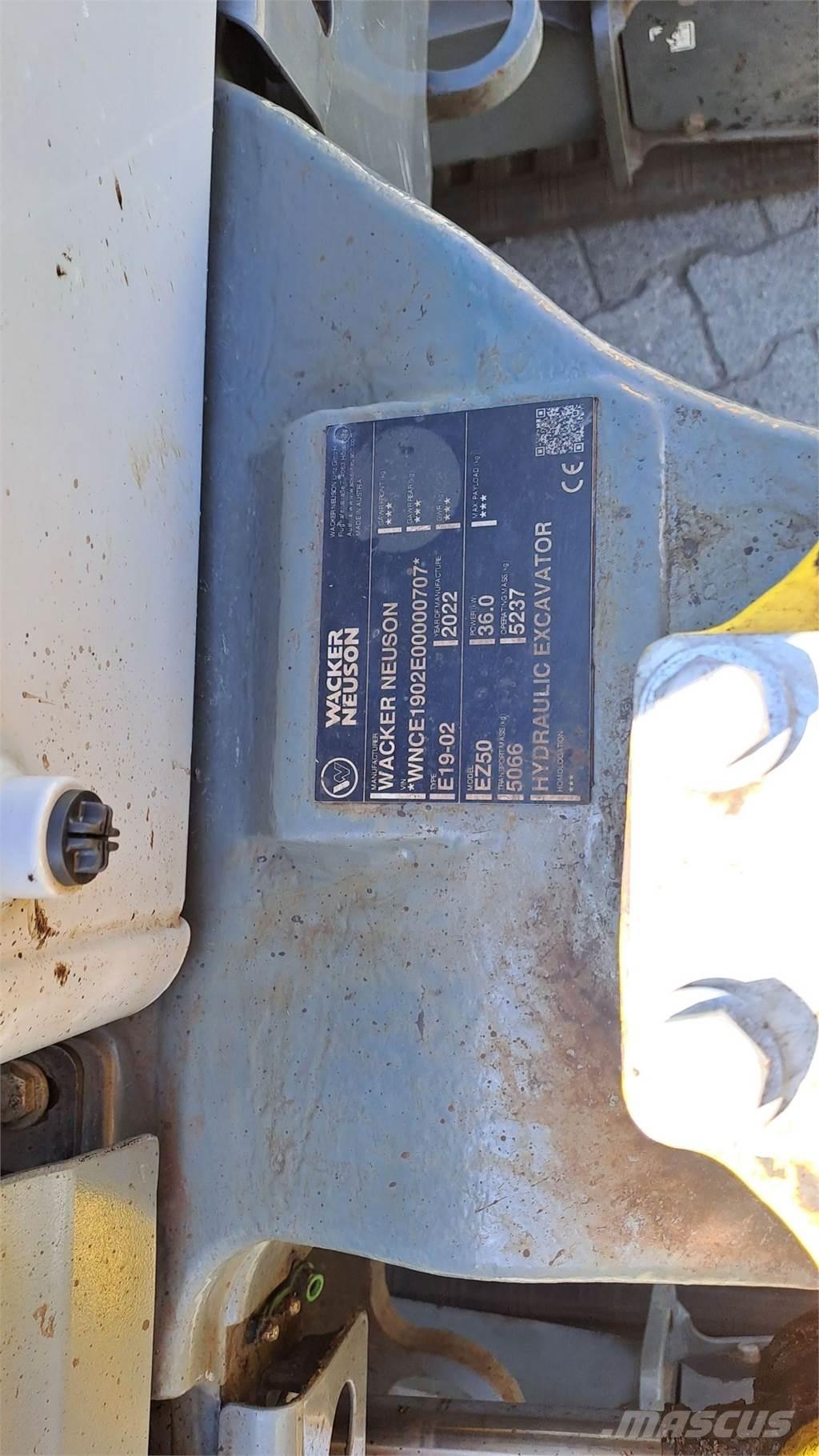 Wacker Neuson EZ50 Excavadoras de cadenas