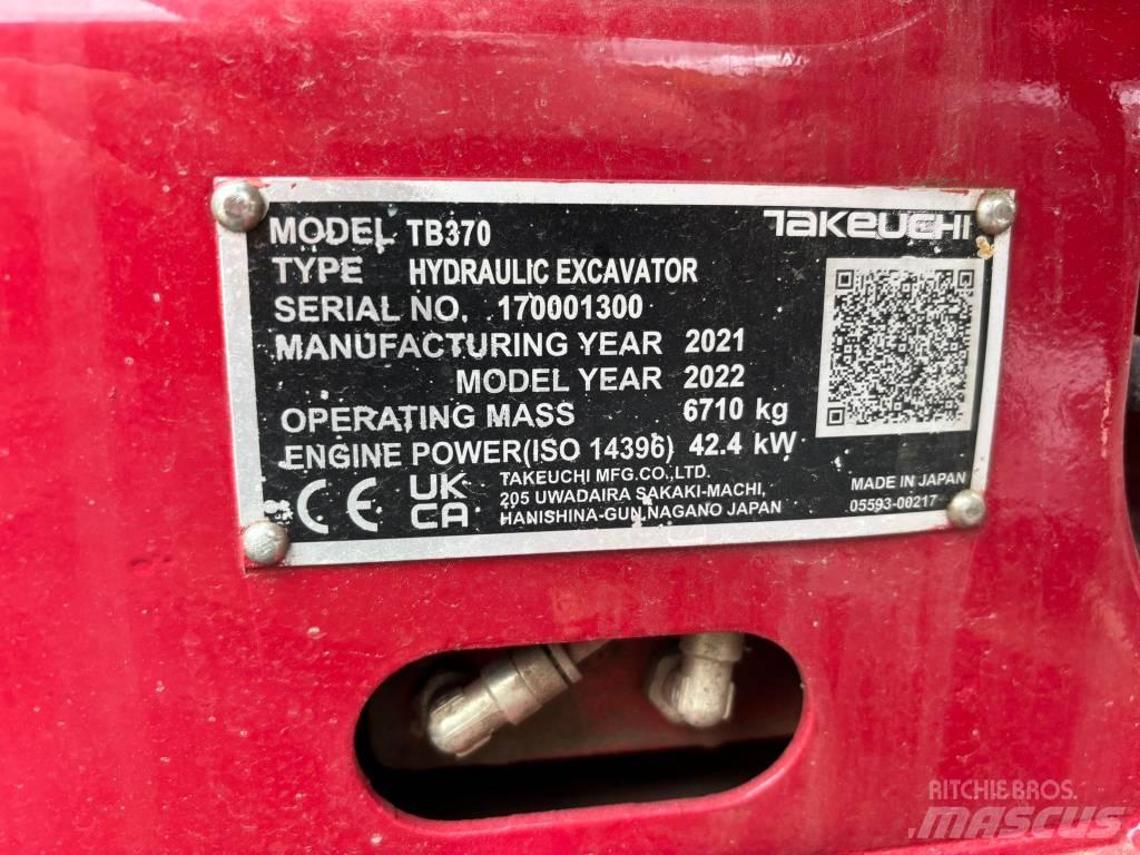 Takeuchi TB 370 Mini excavadoras < 7t