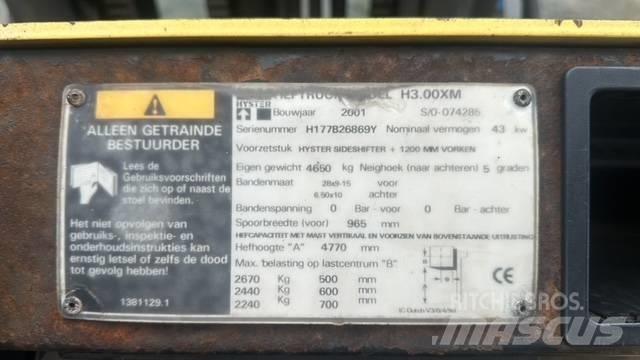 Hyster 3.00 XM Carretillas diesel