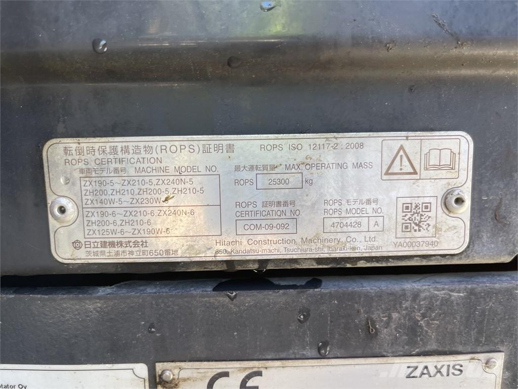 Hitachi ZX 210 LC-6 Excavadoras de cadenas
