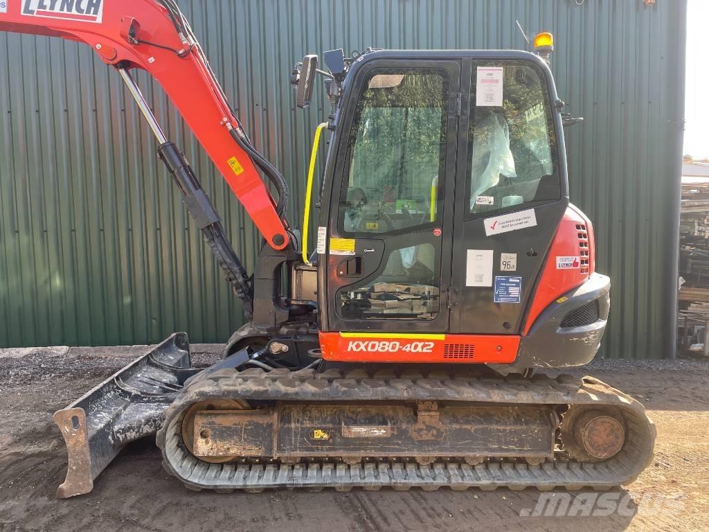 Kubota KX 080-4a2 Excavadoras 7t - 12t