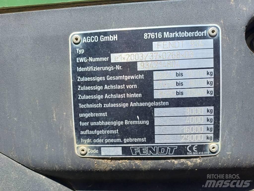 Fendt 936 Vario Tractores