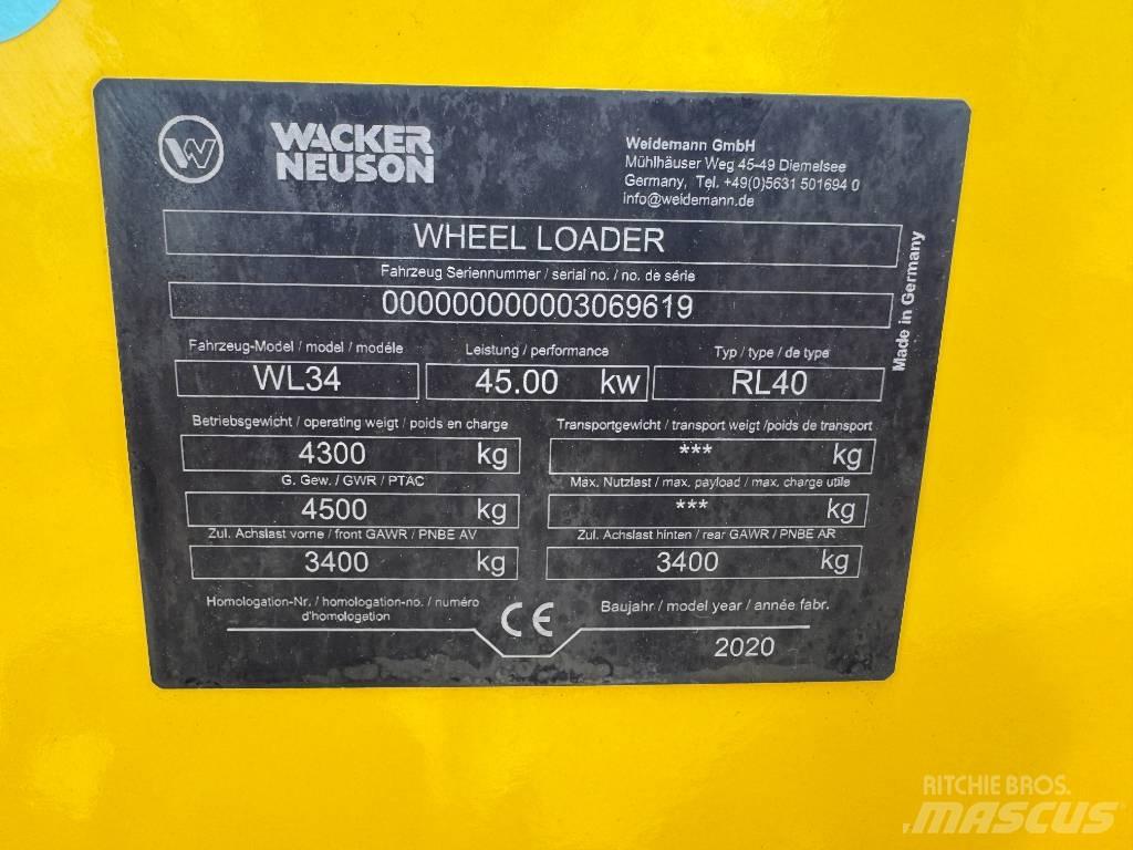 Wacker Neuson WL34 Cargadoras sobre ruedas