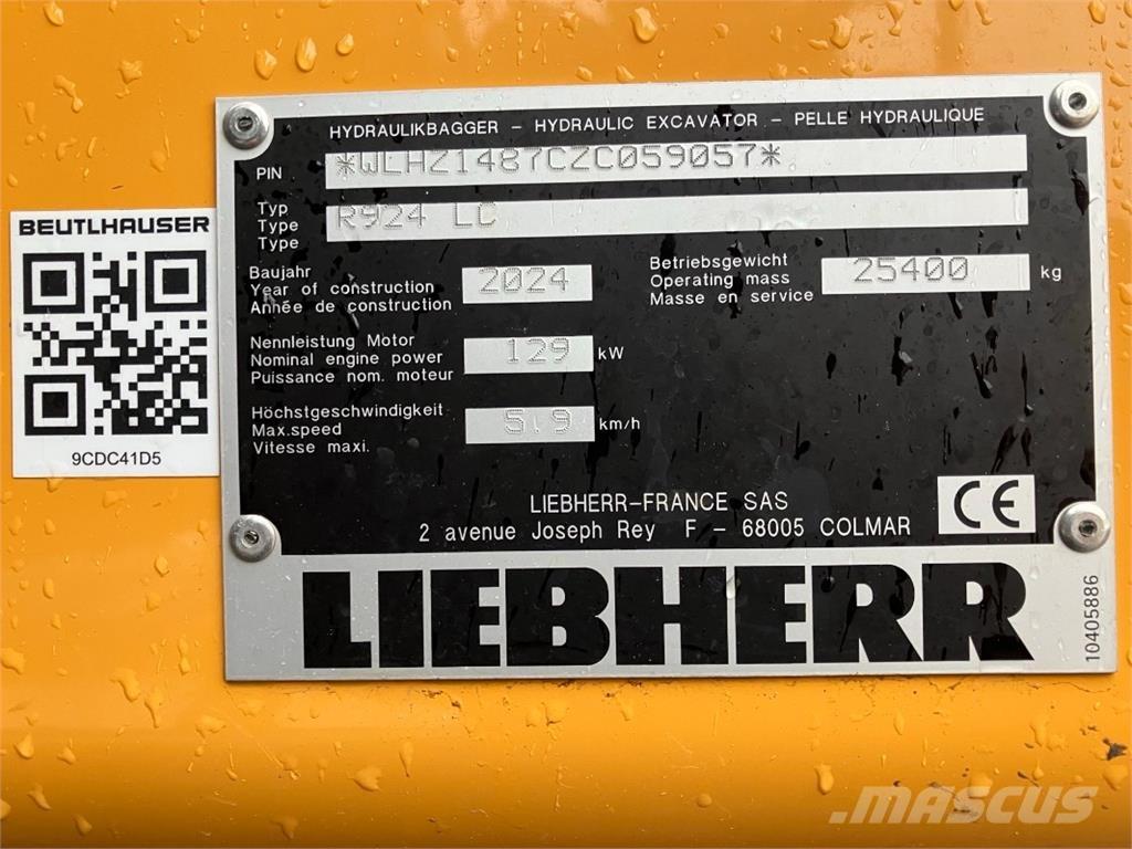 Liebherr R924 Excavadoras de cadenas
