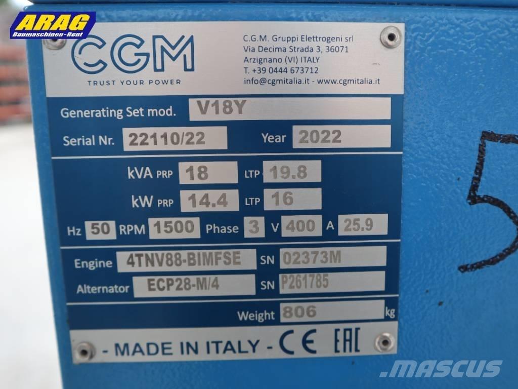 CGM V18Y Generadores diesel