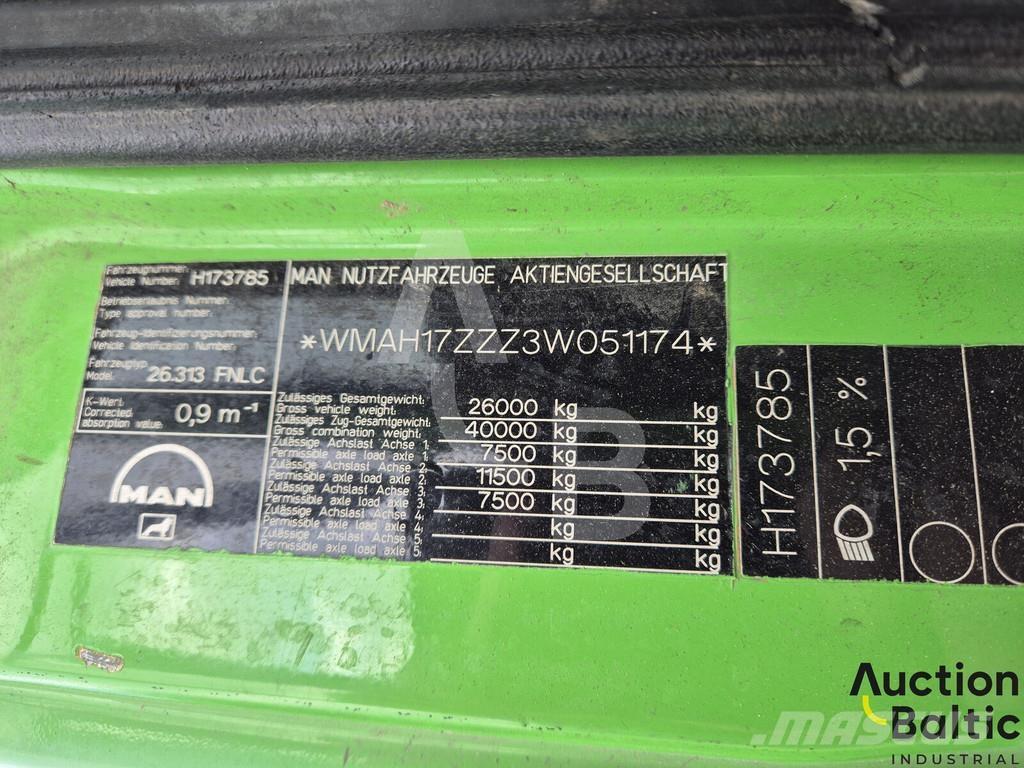 MAN TGA26.310 Camiones de basura