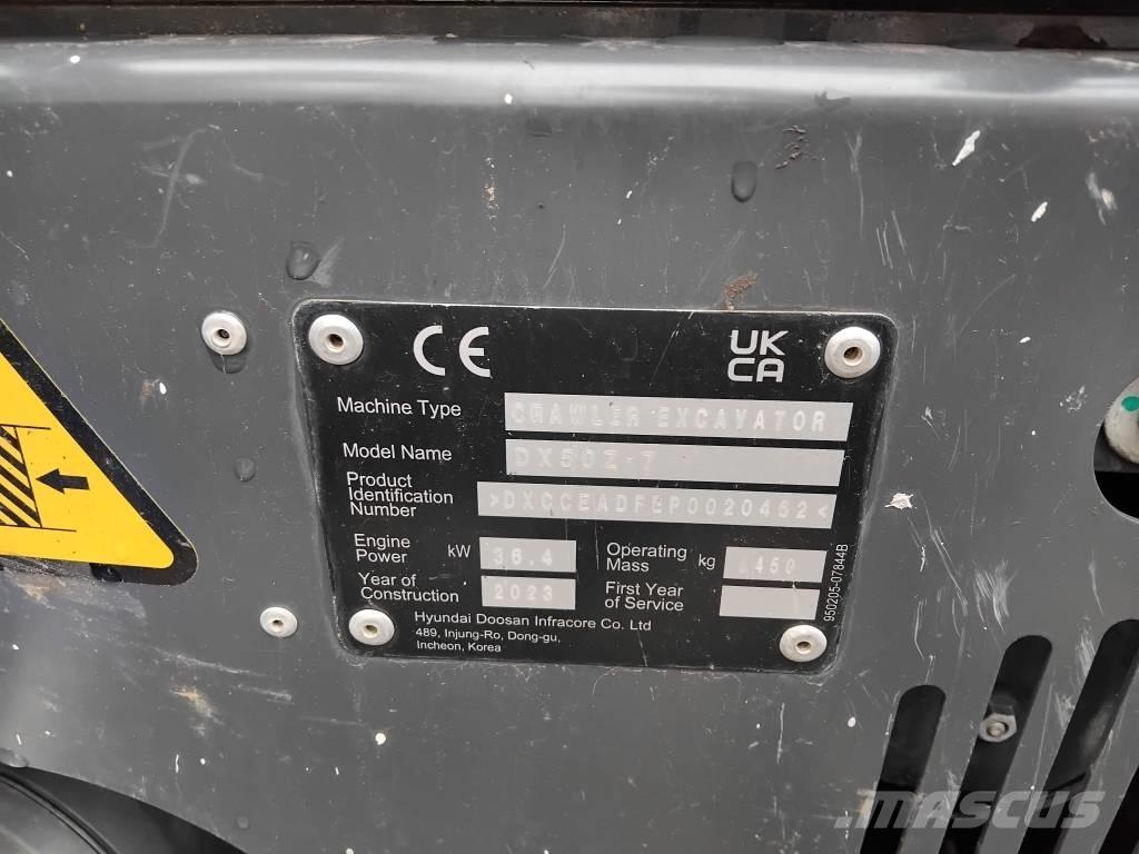 Develon DX 50 Z-7 Mini excavadoras < 7t