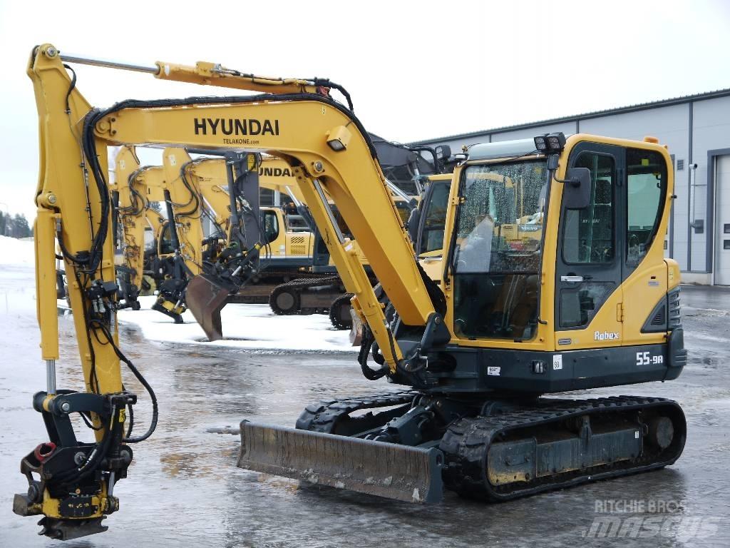 Hyundai R 55-9A Mini excavadoras < 7t