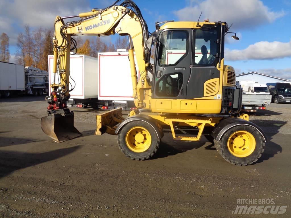 Komatsu PW 98 MR-6 Excavadoras de ruedas