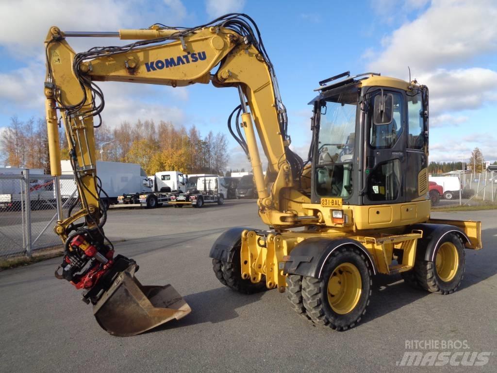 Komatsu PW 98 MR-6 Excavadoras de ruedas