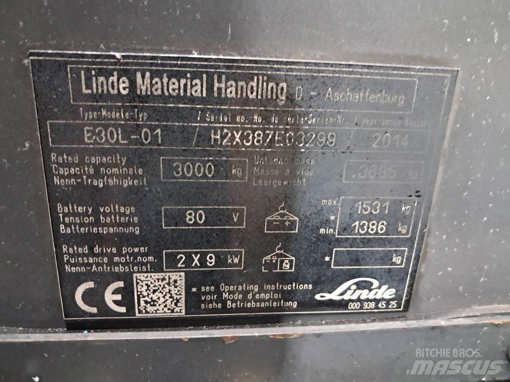 Linde E30L-01 Carretillas de horquilla eléctrica