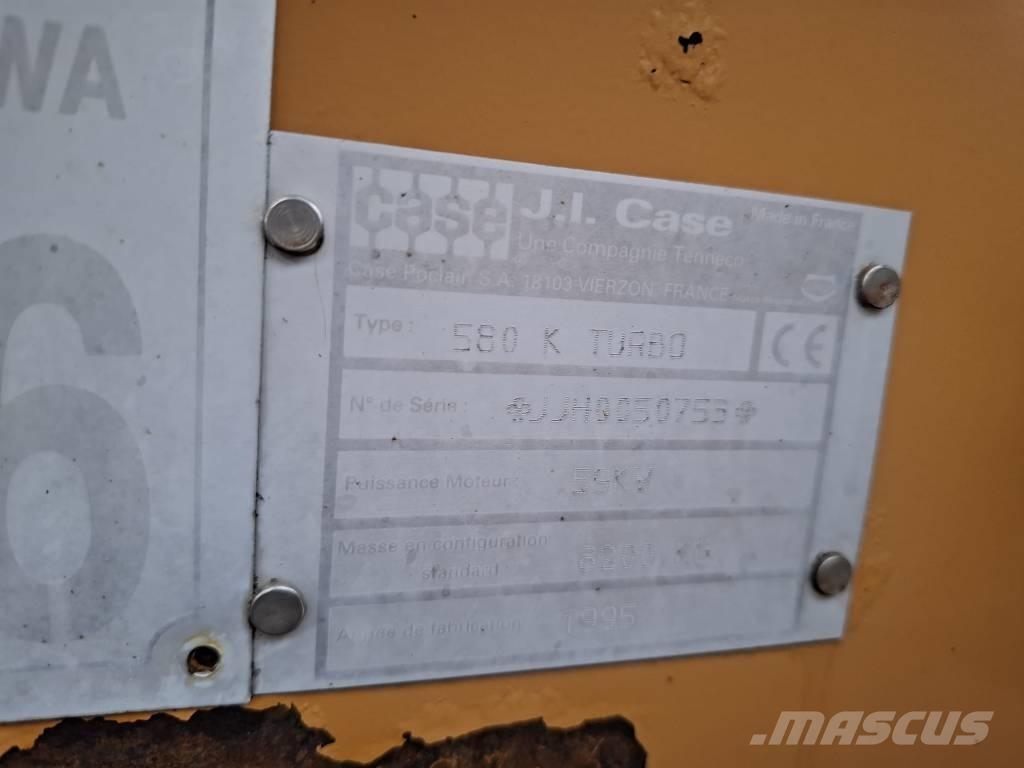 CASE 580 K Turbo Retrocargadoras