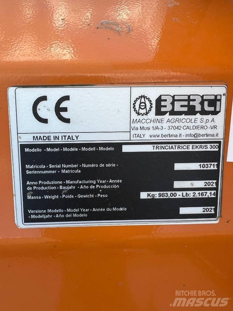 Berti EKR-S 300 Segadoras y cortadoras de hojas para pastos