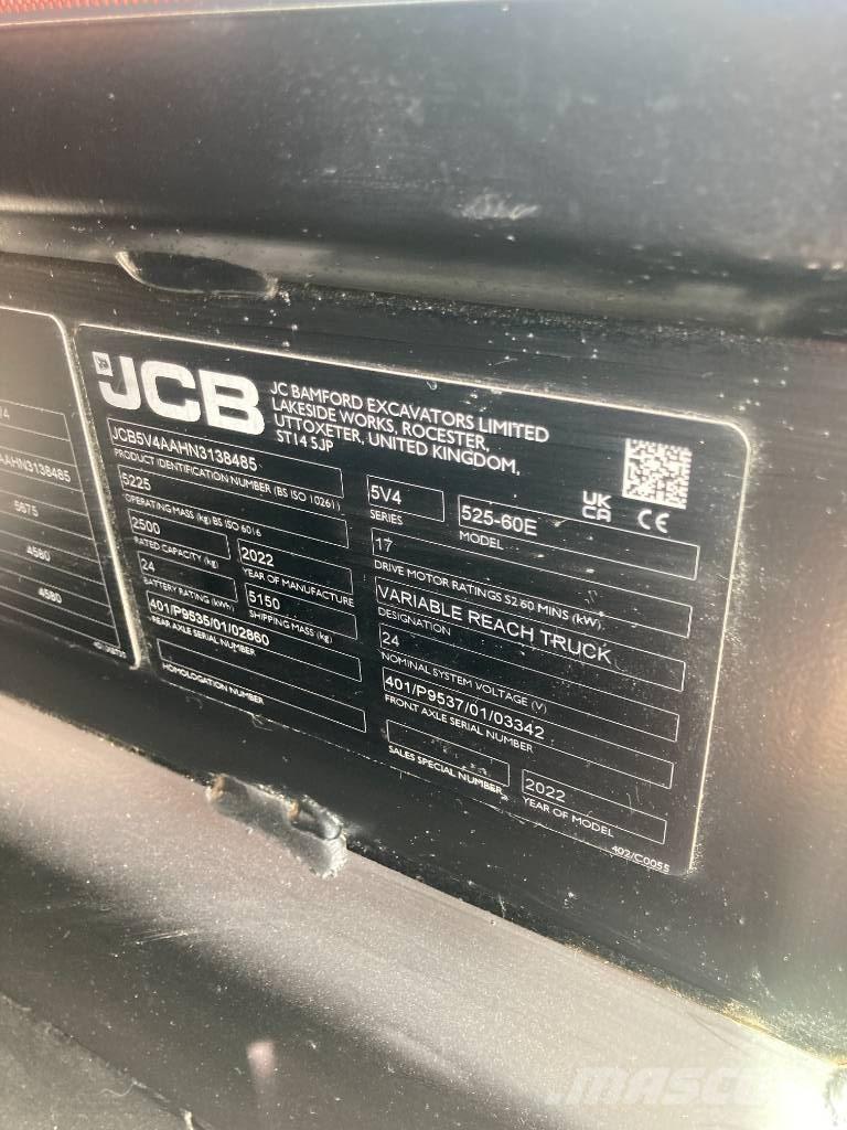 JCB 525-60 E Carretillas telescópicas