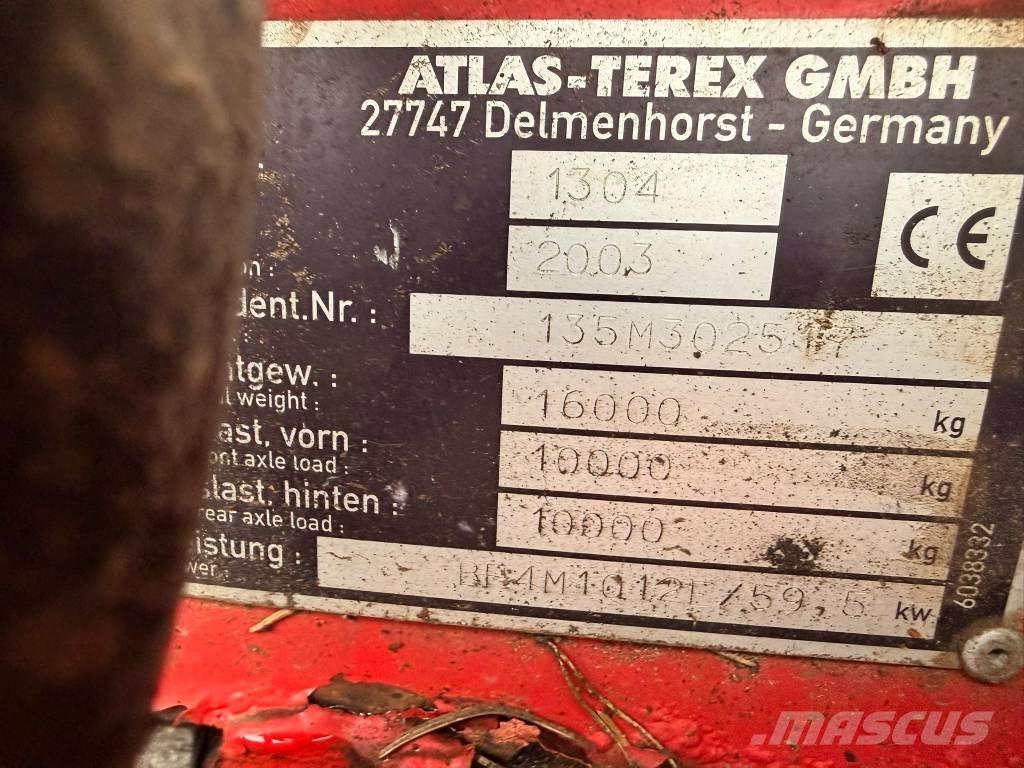 Atlas 1304 Excavadoras de ruedas