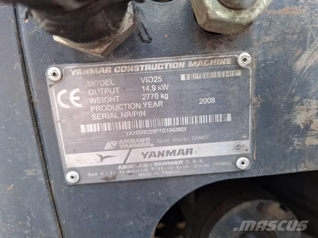 Yanmar ViO25 Mini excavadoras < 7t