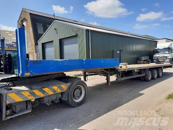 Saxas SPS 137-18-V Semirremolques de plataformas planas/laterales abatibles