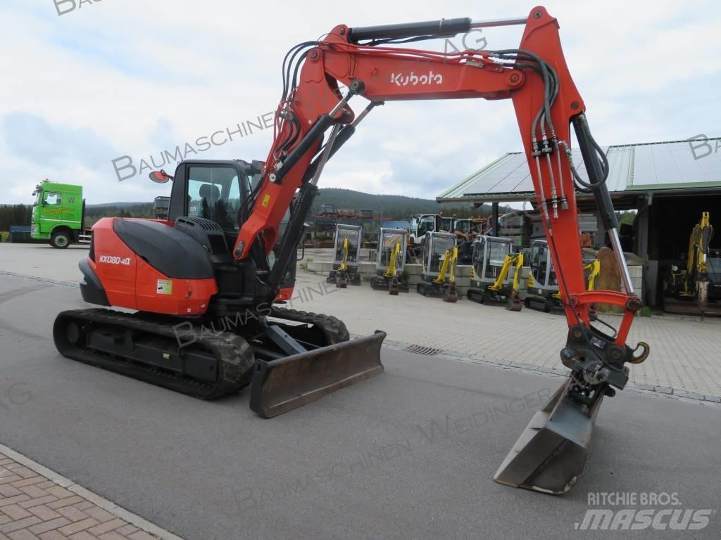 Kubota KX 080-4 Mini excavadoras < 7t