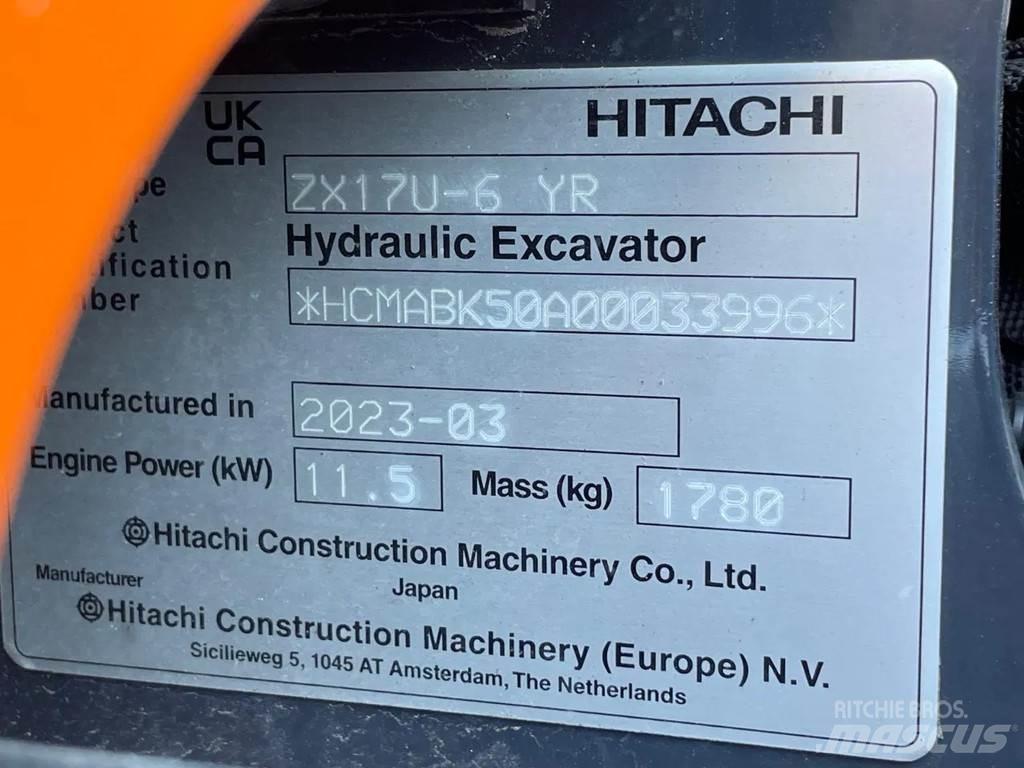 Hitachi ZX17U Mini excavadoras < 7t