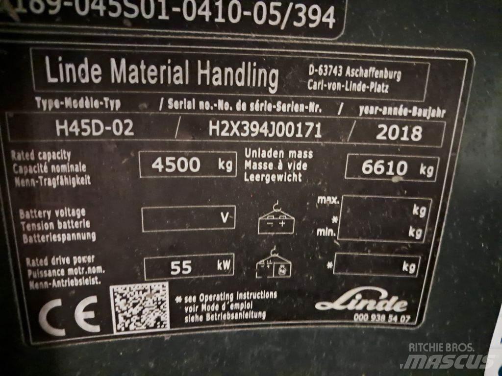 Linde H45D-02 Carretillas diesel