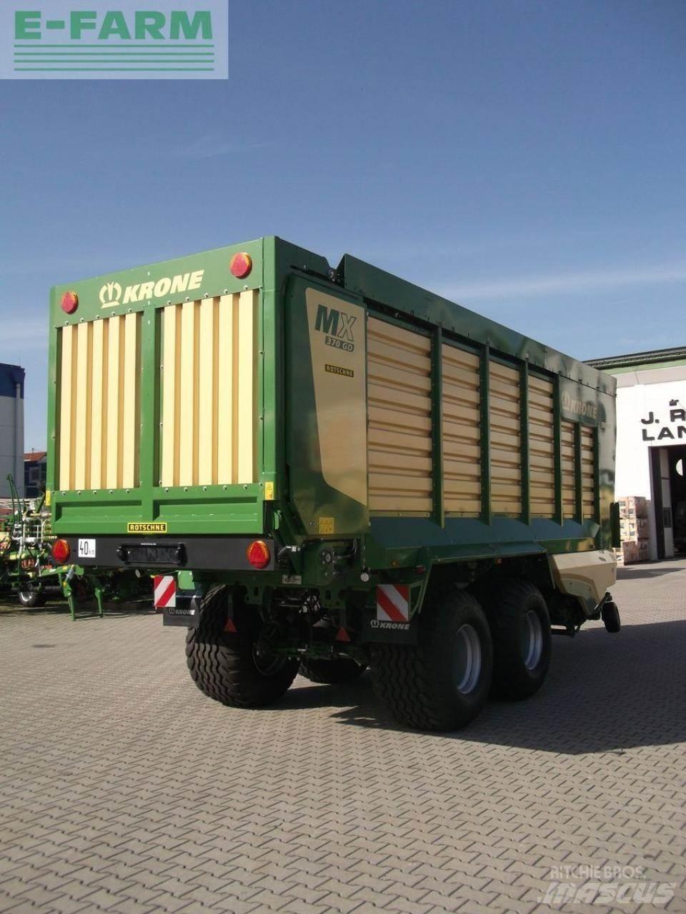 Krone mx 370 gd Remolque para grano