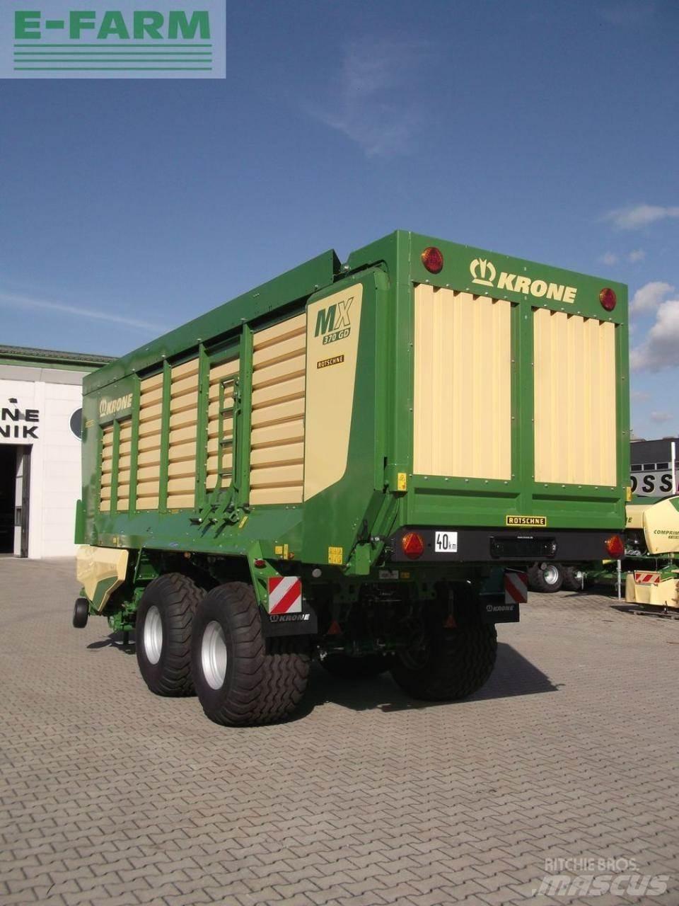 Krone mx 370 gd Remolque para grano