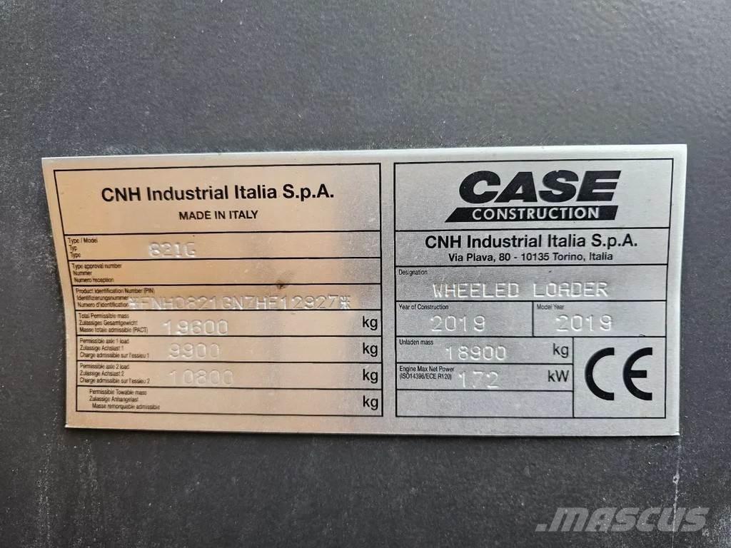 CASE 821G Cargadoras sobre ruedas