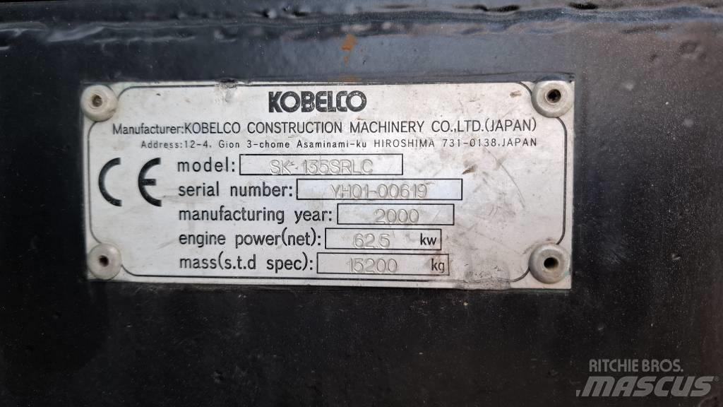 Kobelco SK 135 SR LC Excavadoras de cadenas