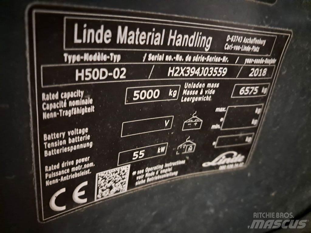 Linde H50D-02 Carretillas diesel