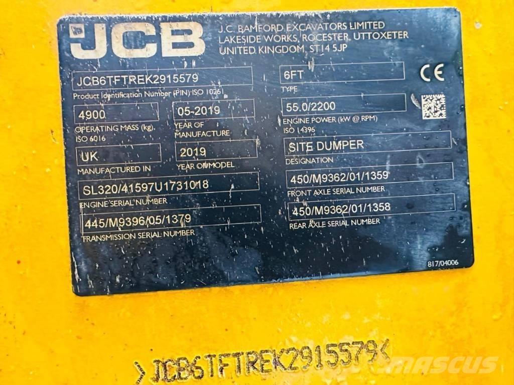 JCB 6 T Dúmpers de obra
