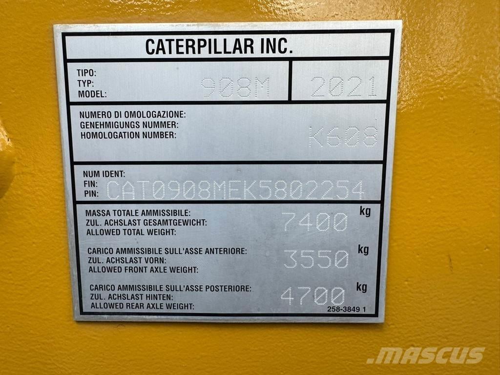 CAT 908M Cargadoras sobre ruedas