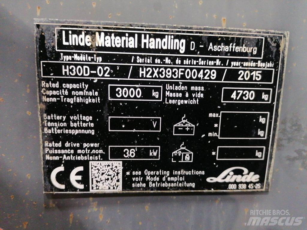 Linde H30D-02 Carretillas diesel