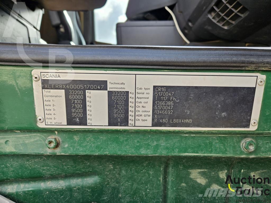 Scania R 480 Camiones bañeras basculantes o volquetes