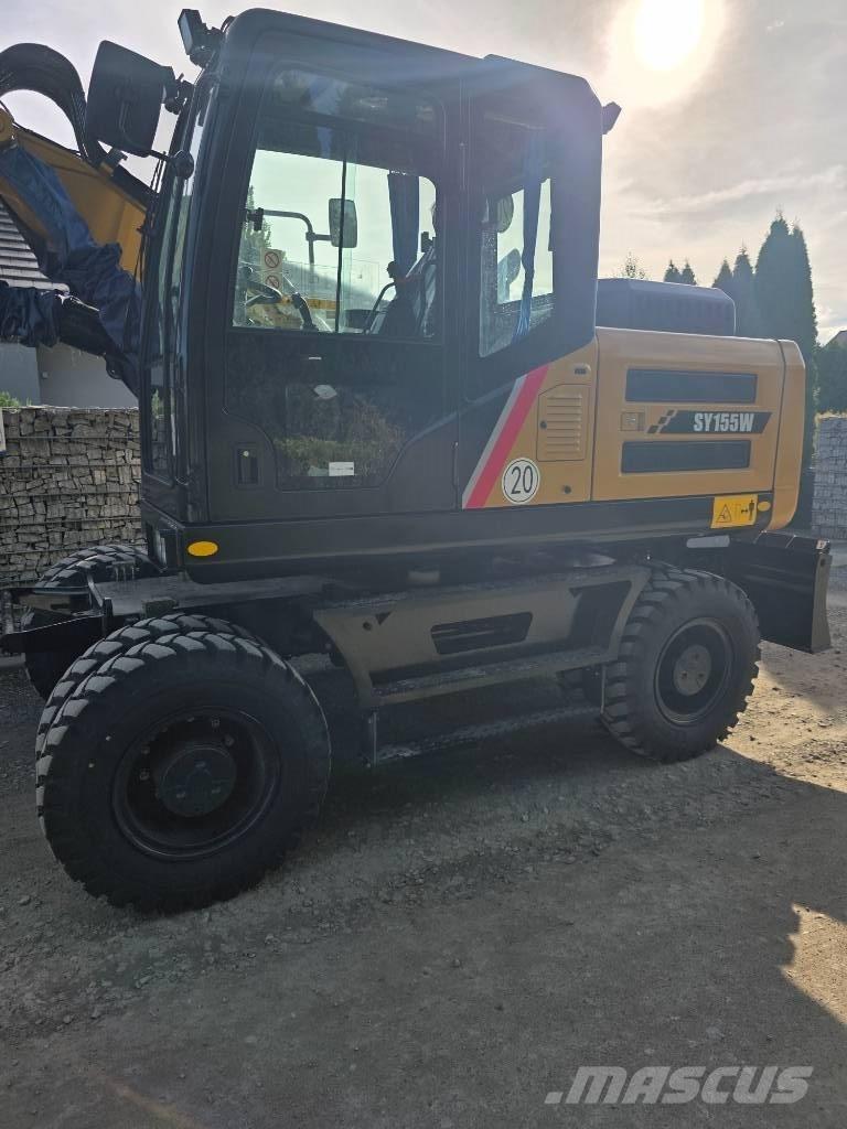 Sany SY 155 W Excavadoras de ruedas