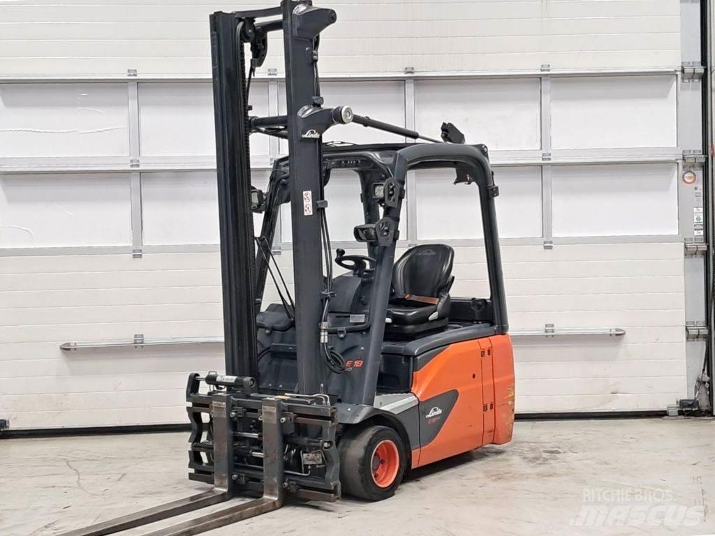 Linde E18-02 Carretillas de horquilla eléctrica