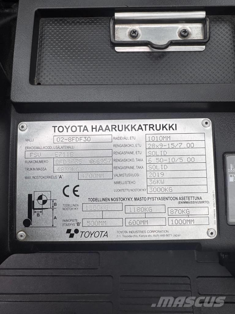 Toyota 02-8 FDF 30 Carretillas diesel