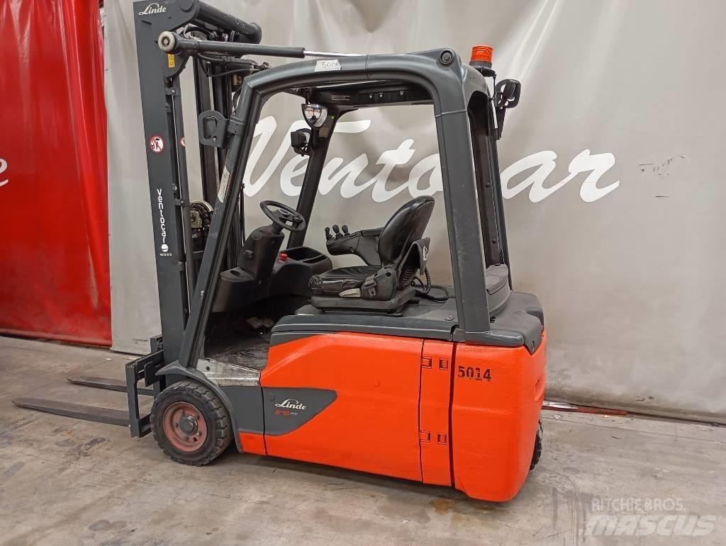 Linde E 16 Carretillas de horquilla eléctrica