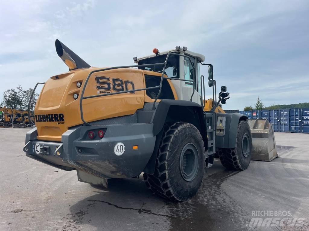 Liebherr L580Xpower Cargadoras sobre ruedas