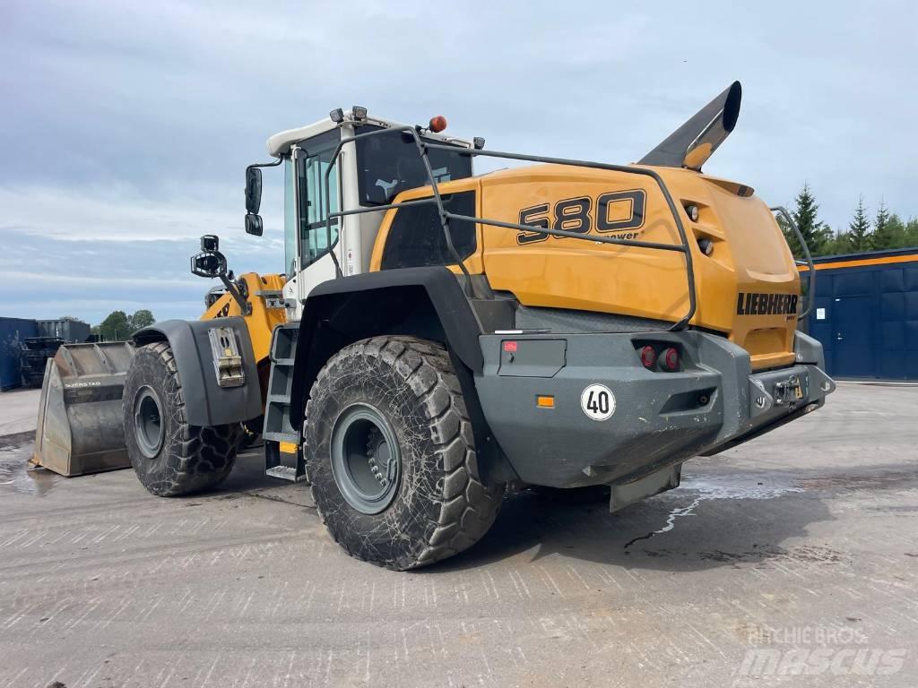 Liebherr L580Xpower Cargadoras sobre ruedas