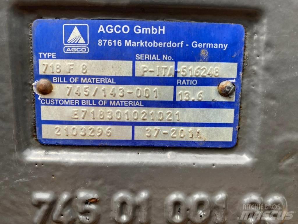 Fendt 820 FRONT AXLE Transmisión