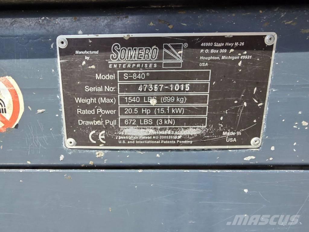 Somero S840 Plumas de hormigón