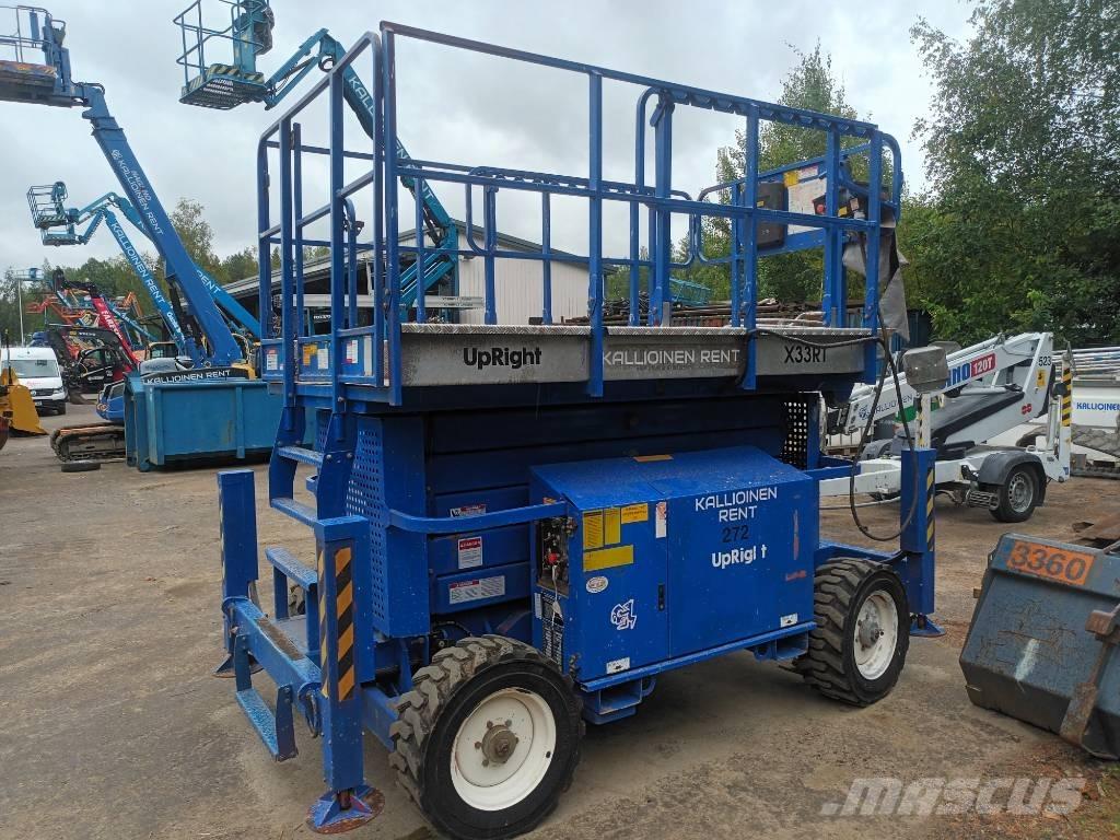 UpRight X33RT Plataformas tijera