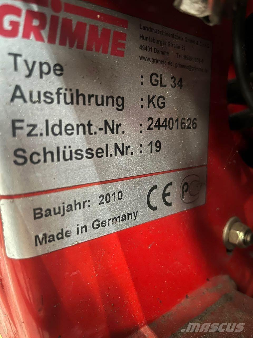 Grimme GL 34 K Plantadoras de patatas