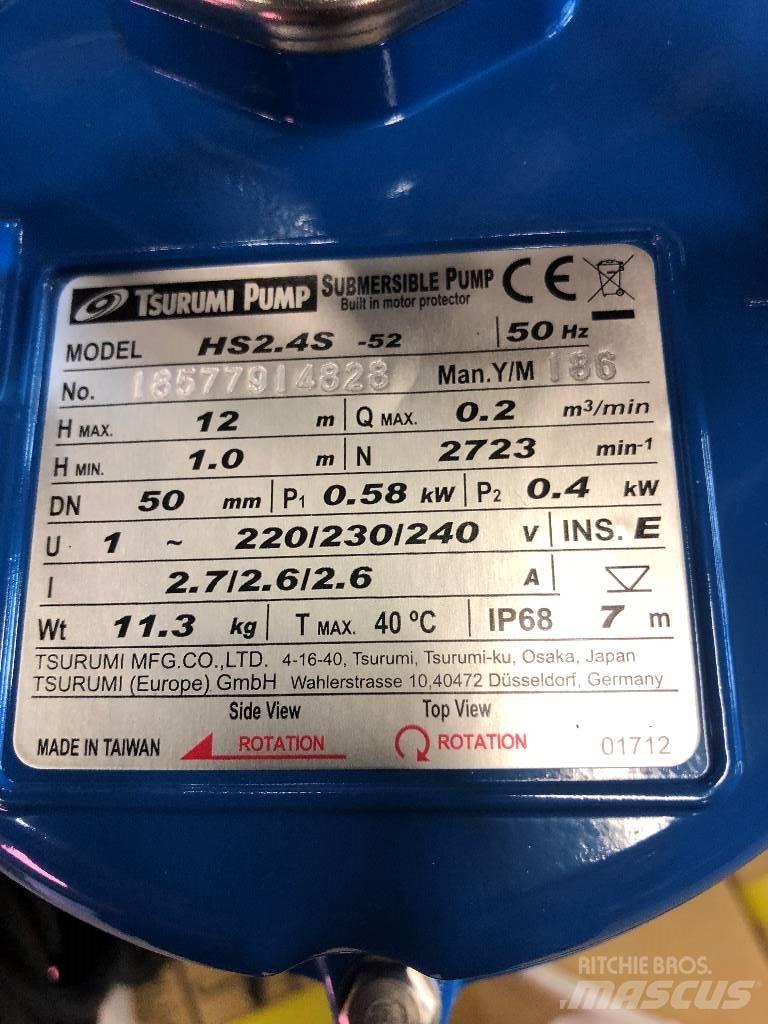 Tsurumi HS2.4S-52 Otros componentes