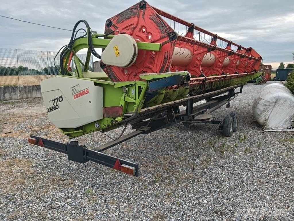 CLAAS CERIO 770 Cabezales de cosechadoras combinadas