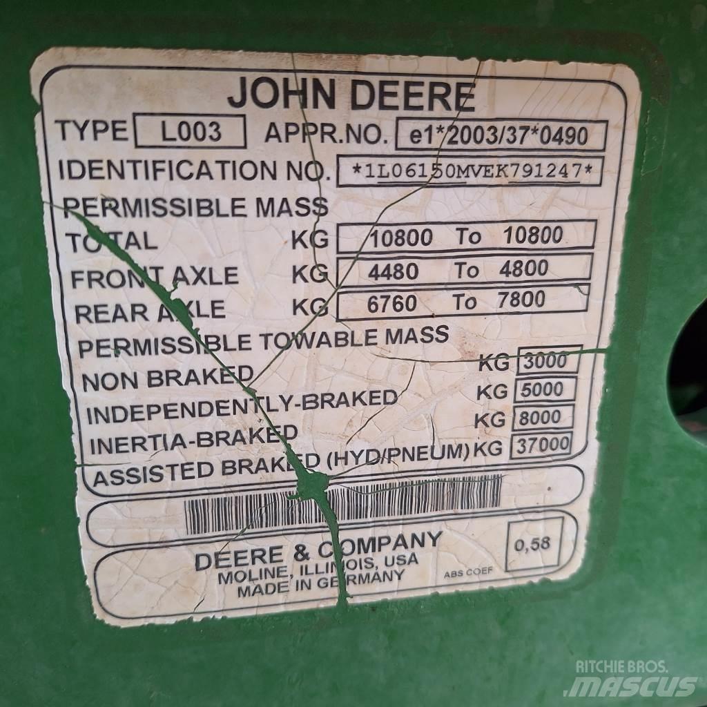 John Deere 6150M Tractores