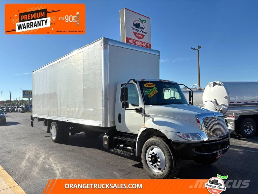 International MV607 Camiones caja cerrada