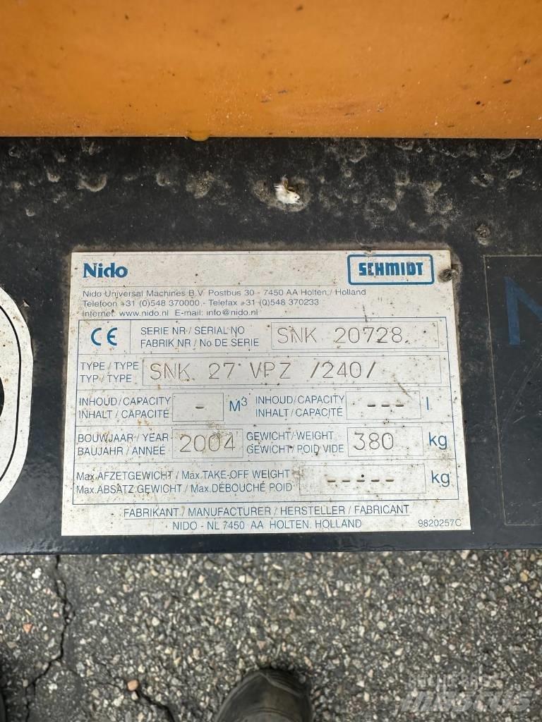 Nido SNK 27 VPZ Láminas y cuñas quitanieves