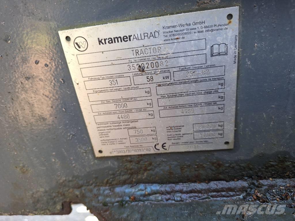 Kramer-allrad 780 Cargadoras sobre ruedas