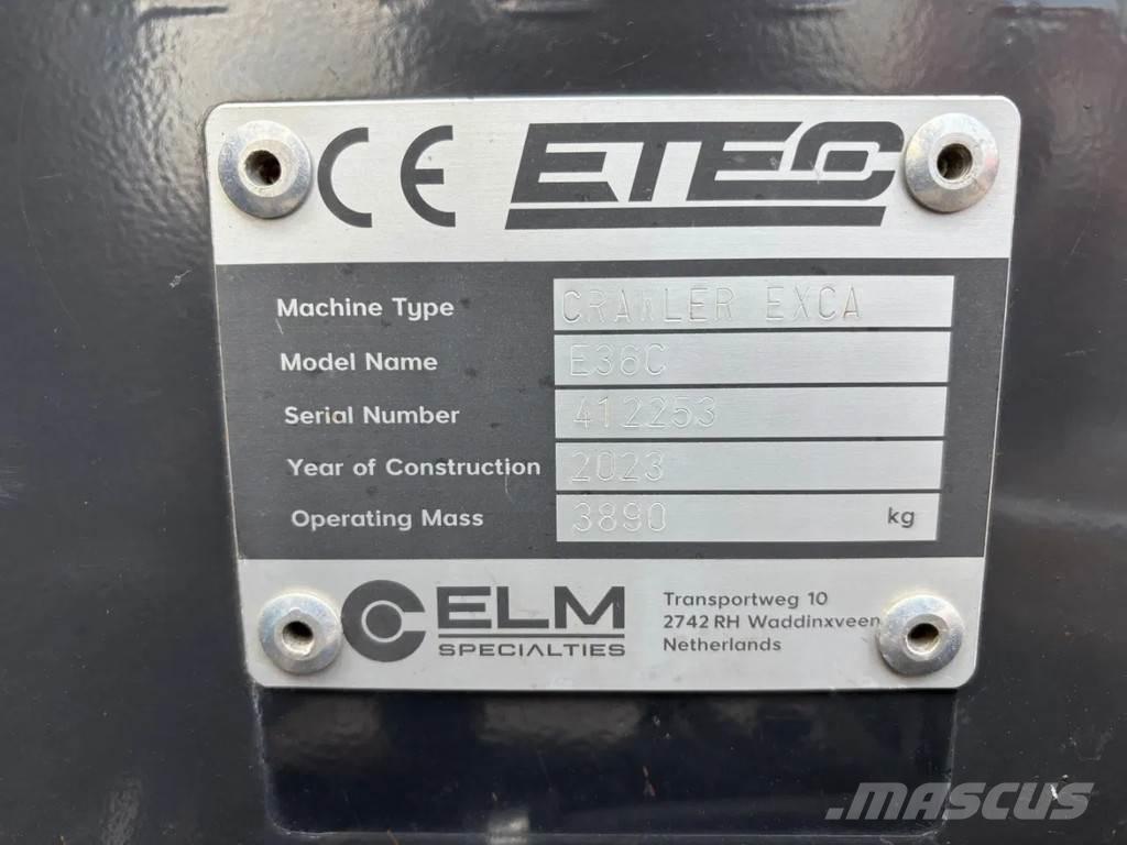 Etec E36C Mini excavadoras < 7t